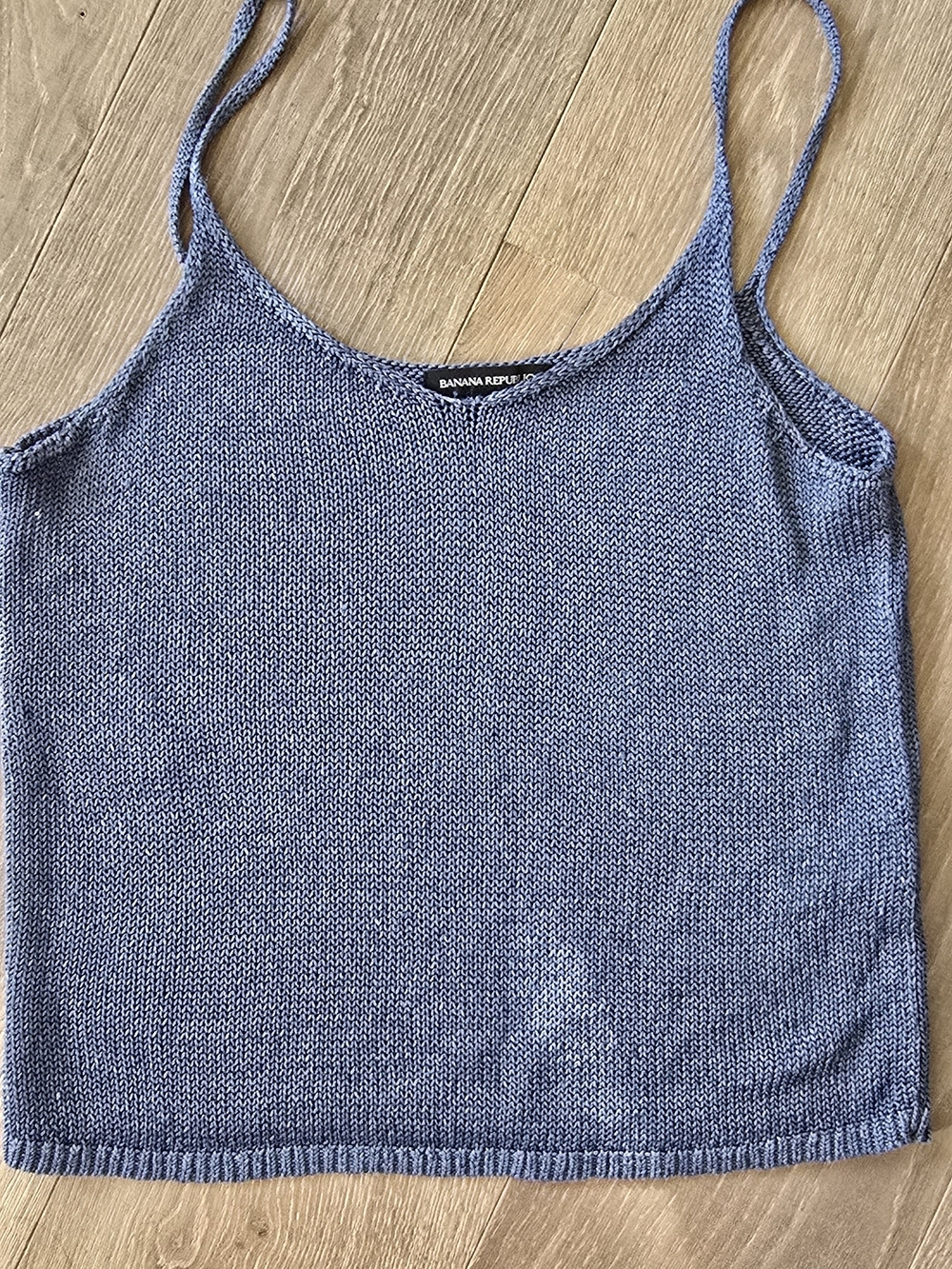 Banana Republic Charcoal Ribbed Tank Top